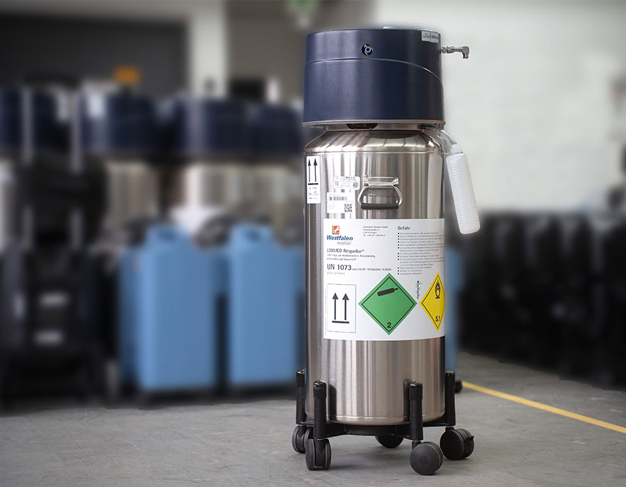 Fluessigsauerstoff Behaelter Westfalen Medical