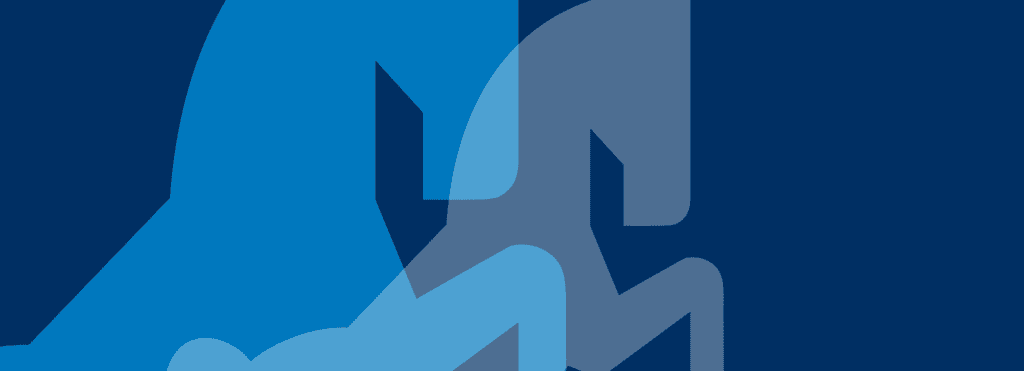 Headers Blauw Kleur Paarden